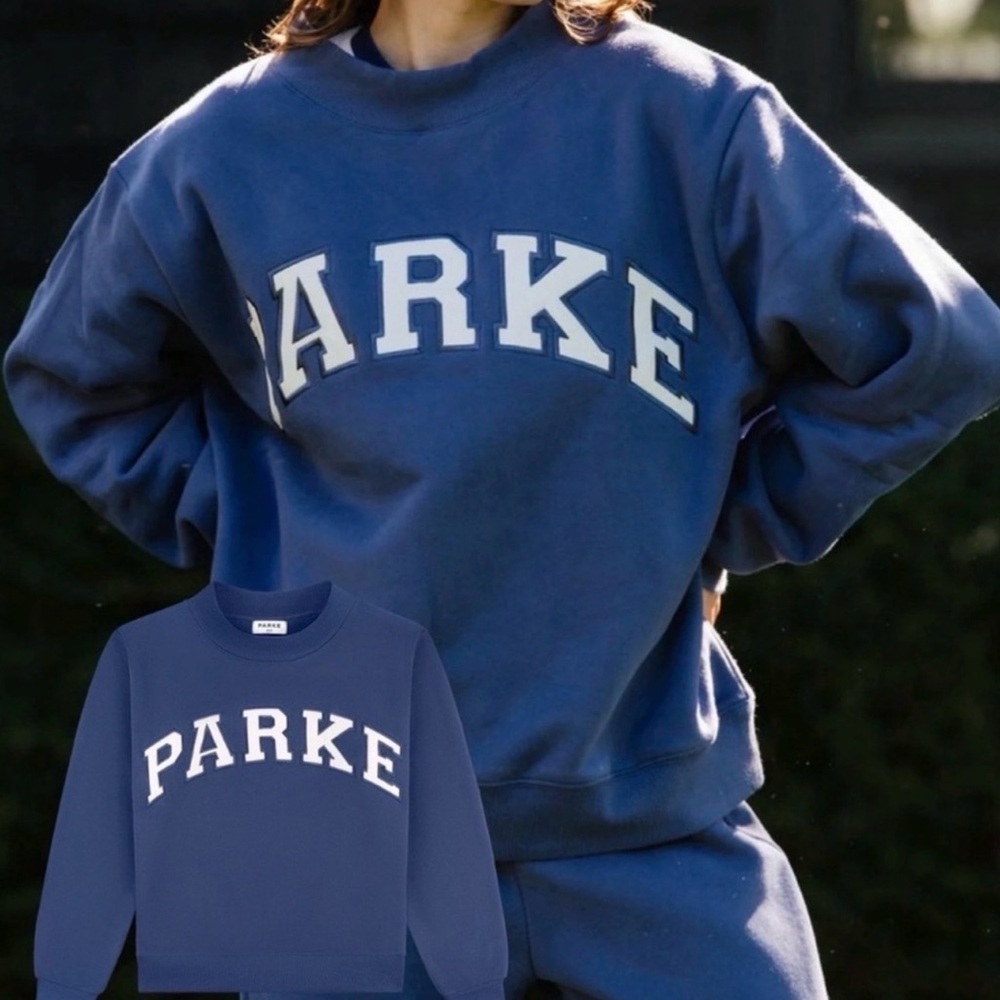 PARKE Crown Blue Mockneck